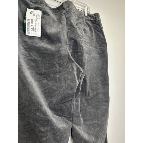 LL Bean Womens Pants 16P Corduroy Gray Favorite Fit Pockets Casual Office Career - Picture 7 of 12